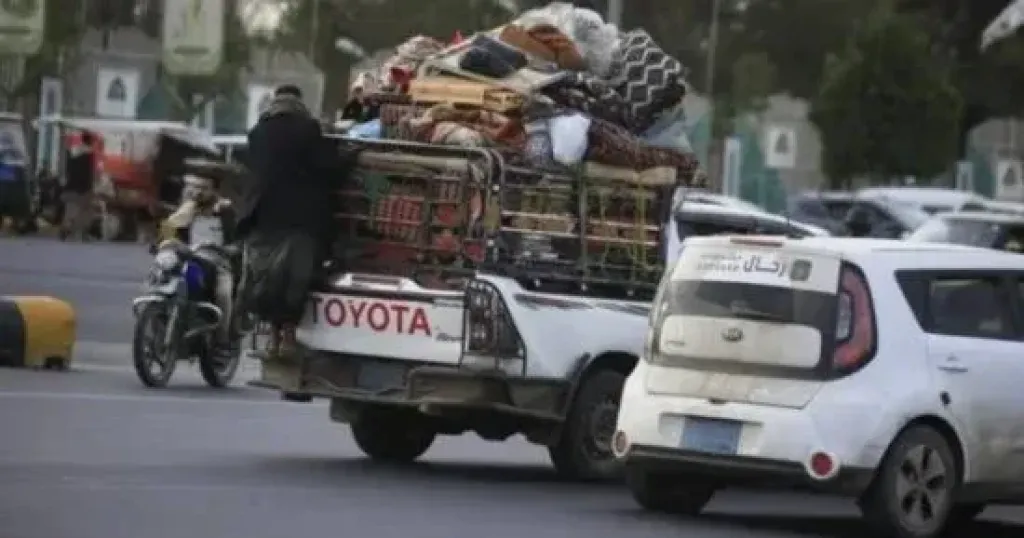 ارتفاع عدد النازحين إلى نحو 4.5 ملايين نازح فى أنحاء اليمن بسبب القتال
