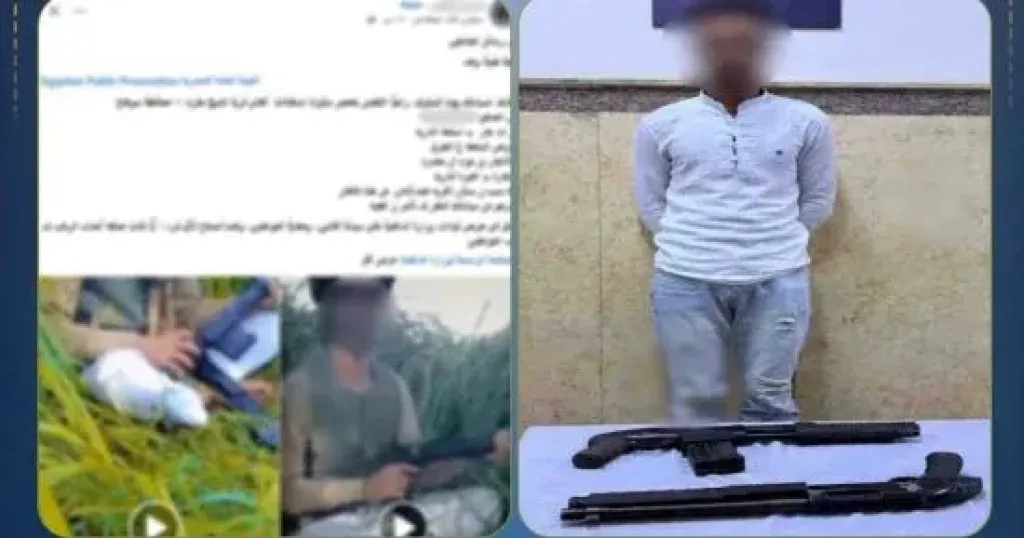 الداخلية تضبط نجّارًا استعرض أسلحة نارية وأطلق أعيرة في فيديو بسوهاج