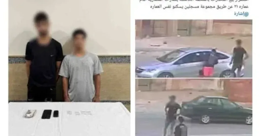 بعد تداول صورهم في الشارع.. ضبط تجار مخدر الآيس في أكتوبر