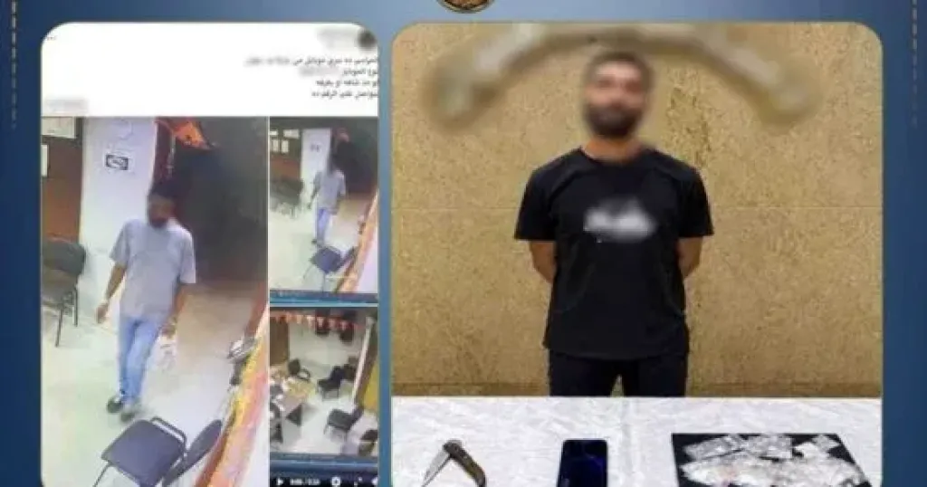 سرق هاتف موظفة بمغافلتها.. متهم فيديو حلوان يسقط بهيروين وسلاح