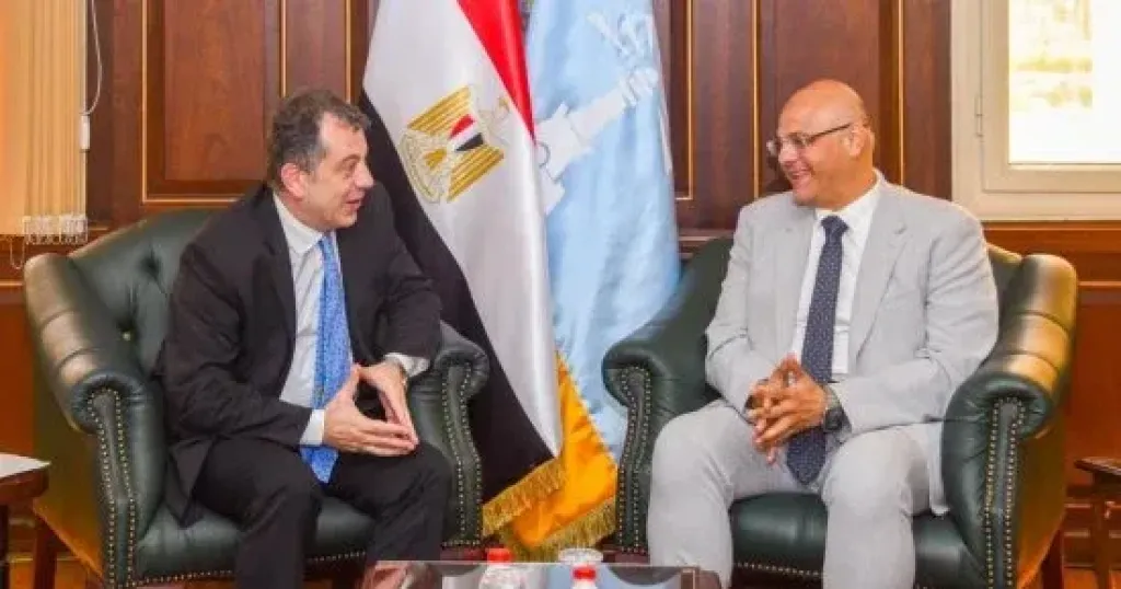 محافظ الإسكندرية يستقبل سفير أرمينيا لبحث سبل التعاون المشترك بين الجانبين