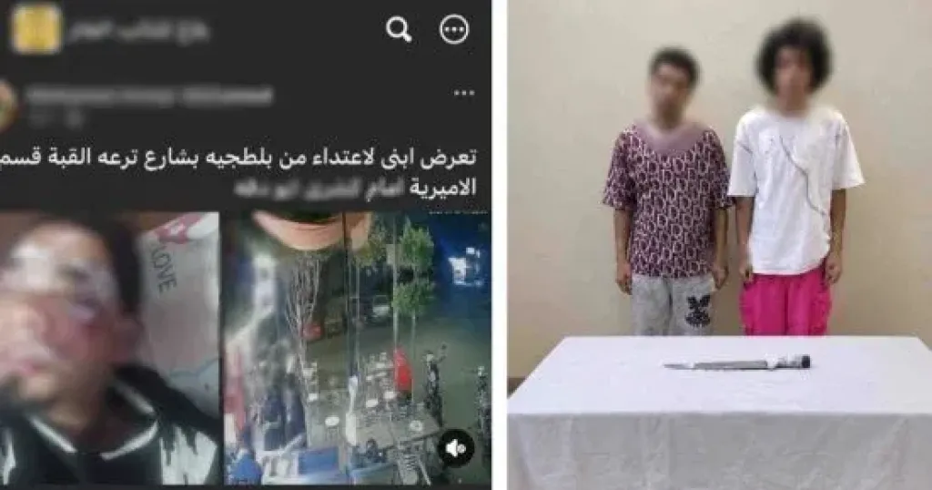 القبض على شخصين تعديا على عامل محل بالسلاح الأبيض بالأميرية