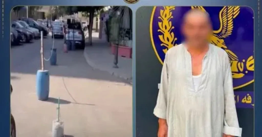 القبض على حارس عقار وضع حواجز حديدية بالطريق العام فى مصر الجديدة