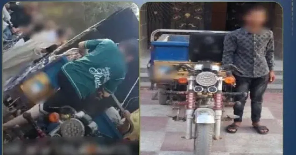 الداخلية تضبط سائق تروسيكل طمس لوحاته وعطل الحركة المرورية بالفيوم