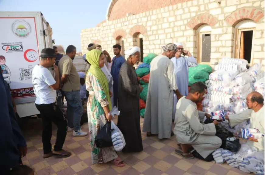 الزراعة: قافلة مساعدات ضخمة تصل «كلابشة» بأسوان: شحنات من السلع والدواجن لدعم الأهالي