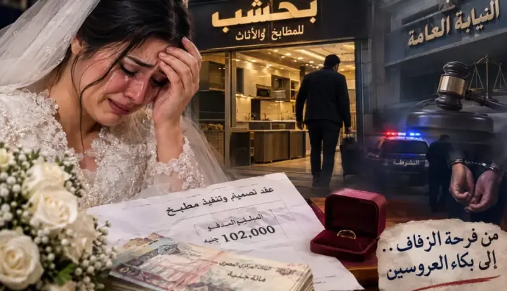 نداء للنائب العام: عروسة تستغيث قبل ليلة العمر مدخرات فرحى استولى عليها معرض بخشب بمول فاليو