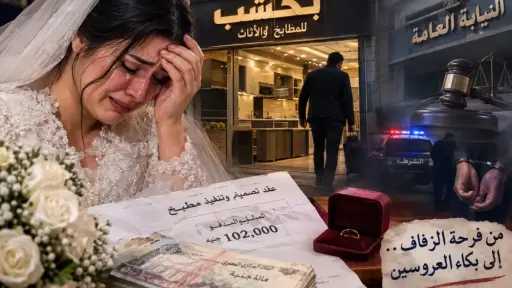 نداء للنائب العام: عروسة تستغيث قبل ليلة العمر مدخرات فرحى استولى عليها معرض بخشب بمول فاليو