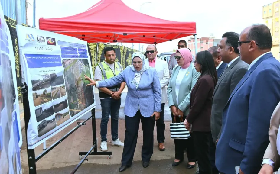 جاكلين تفتتح مشروع محور ساسون بأبو حمص بتكلفة 54 مليون جنيه المشروع يجسد ثمار جهود الدولة في تطوير البنية التحتية