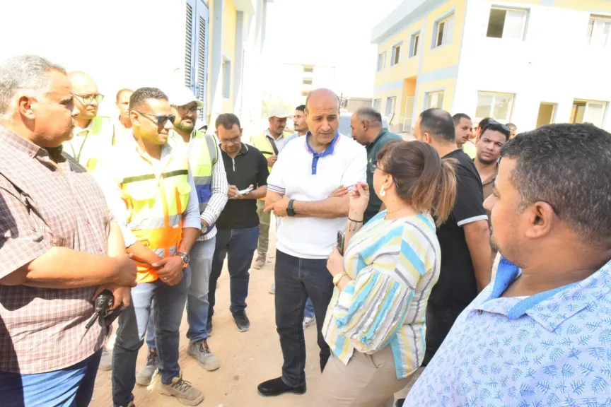 محافظ أسيوط يتفقد محطة مياه المعابدة المرشحة الجديدة بأبنوب .. 540 مليون جنيه و31 ألف