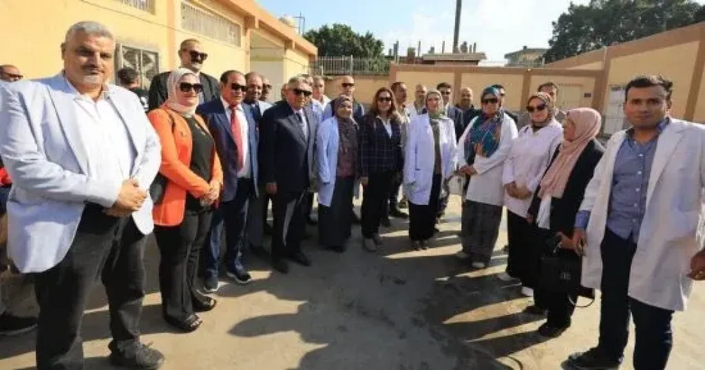 وزيرة التنمية المحلية ومحافظ الدقهلية يفتتحان أعمال تطوير مجزر بلقاس