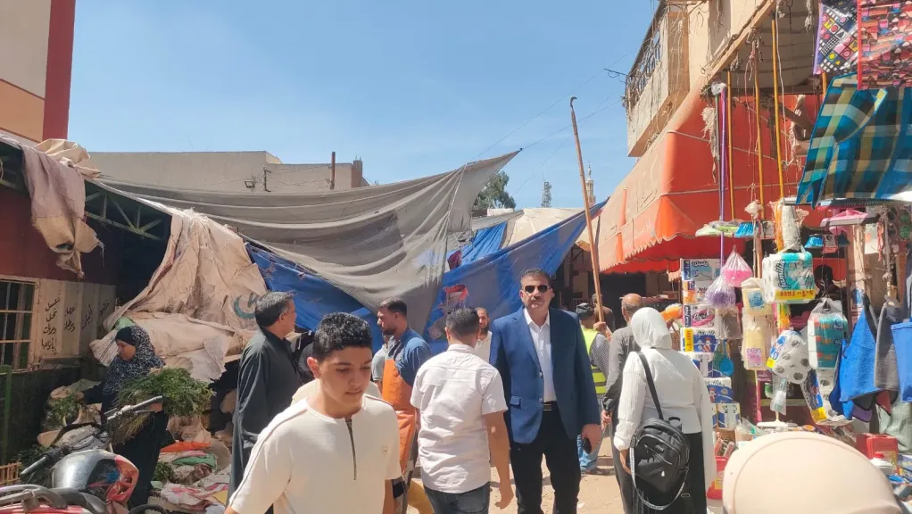 رفع 635 حالة إشغال ثابت ومتحرك و130 طن قمامة ومخلفات بشوارع الدلنجات وقرية المسين