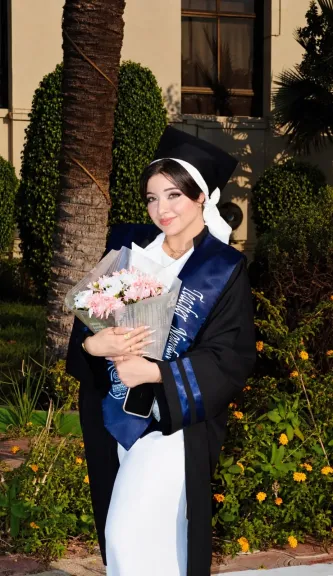 بوابة الدولة الإخبارية تهنئ نورهان أشرف راضي بتخرجها بتقدير جيدجدا من جامعة حلوان