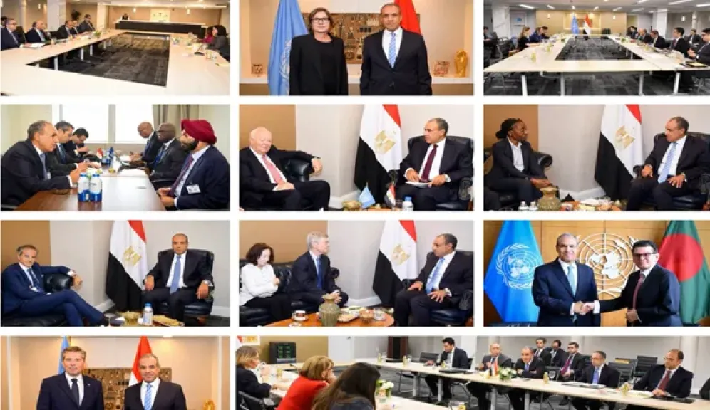 نشاط مكثف لوزير الخارجية خلال الجمعية العامة للأمم المتحدة