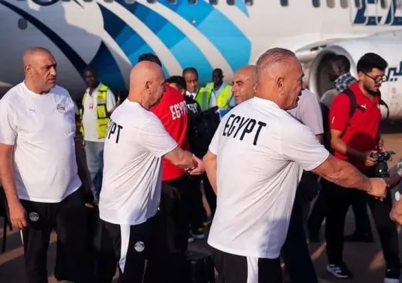 بعثة منتخب مصر تصل جنوب السودان استعداداً لمواجهة الثلاثاء في تصفيات أمم أفريقيا
