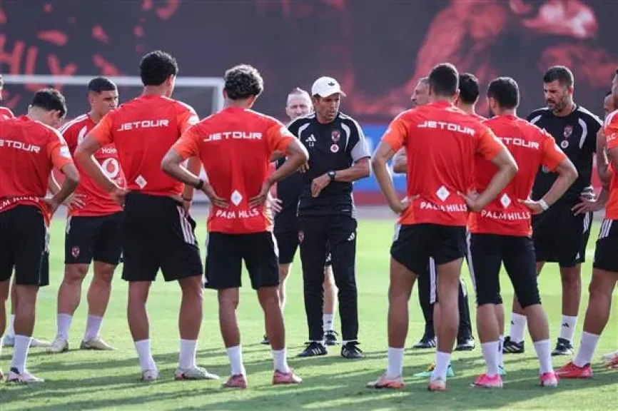تصعيد 7 لاعبين من قطاع الناشئين لتدريبات الأهلي