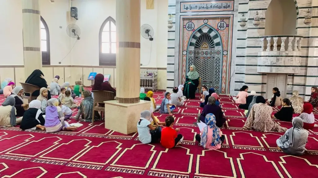 اهتمام مديرية اوقاف الشرقية  بالنشء، وحرصها تعليمة القيم الاسلامية
