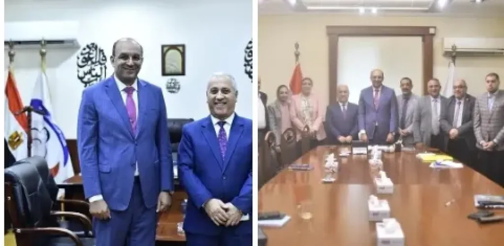 رئيس هيئة التأمين الصحي  يبحث مع رئيس الهيئة الوطنية للصحافة دعم الخدمات الصحية والتوعية للمؤسسات الصحفية القومية