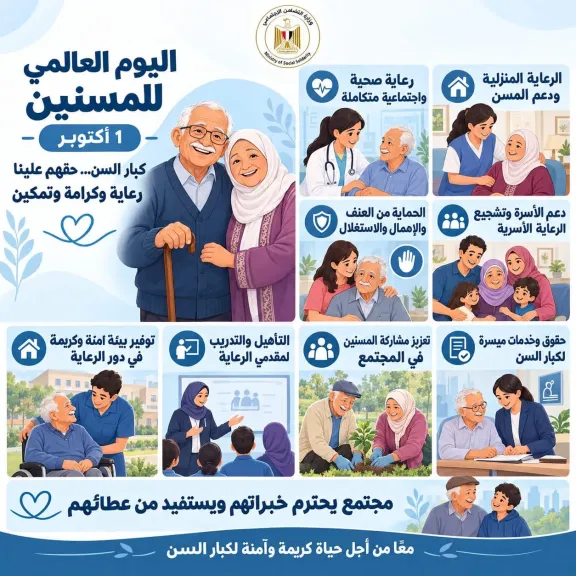 التضامن تعلن منظومة متكاملة لرعاية كبار السن وافتتاح مستشفى عبلة الكحلاوي العام المقبل