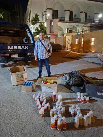 محافظ أسيوط: ضبط مبيدات زراعية مغشوشة ومحظورة وغير مسجلة خلال حملة تفتيشية