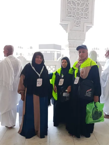 وصول مستفيدي «تكافل وكرامة» بالجيزة إلى الأراضي المقدسة لأداء مناسك العمرة المجانية بدعم من صندوق «تحيا مصر»