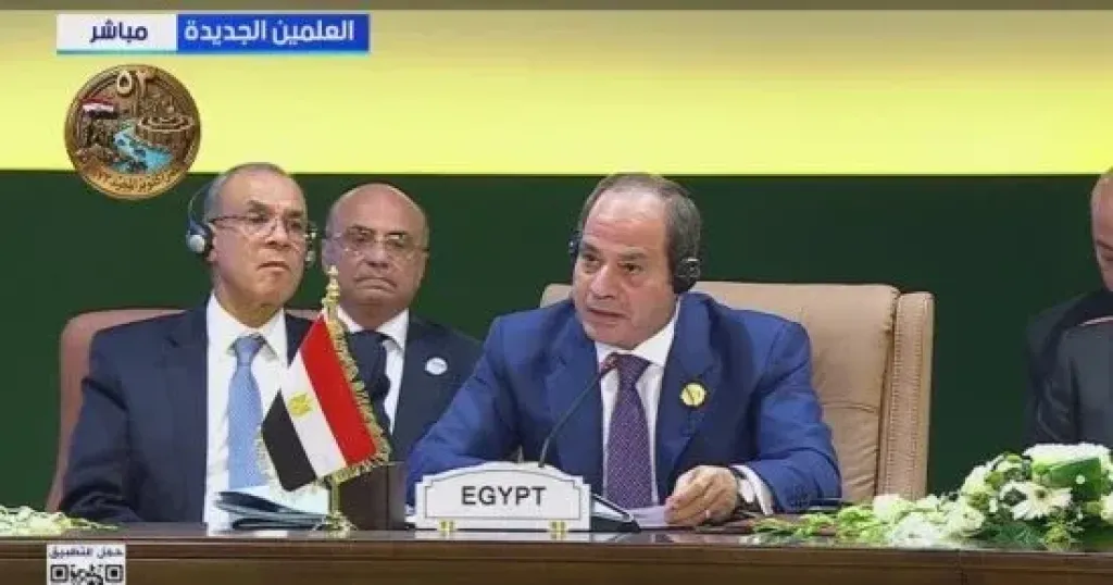 الرئيس السيسى يعلن اعتماد الإعلان الختامى لقمة الدول المؤسسة لوكالة الاتحاد الافريقى للتنمية