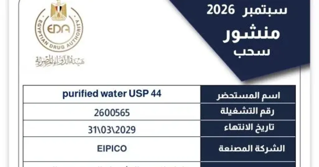 هيئة الدواء تضبط سوق الدواء.. تحريز عبوات مقلدة وسحب 3 تشغيلات غير مطابقة