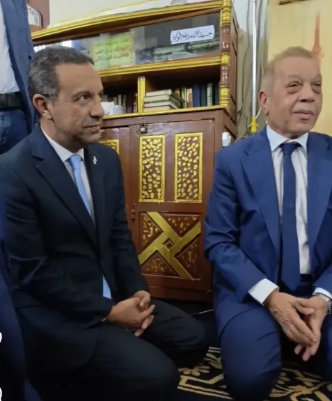 كل البلد  فرحانة   بالصور محافظ  المنوفية  والنواب فى  عقد قران نجلة النائب  أسامة شرشر