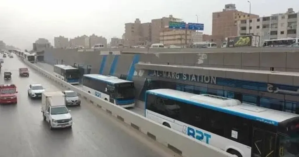 ​بدء التشغيل المباشر لأتوبيسات BRT بين الإسكندرية الزراعي وصن كابيتال اليوم