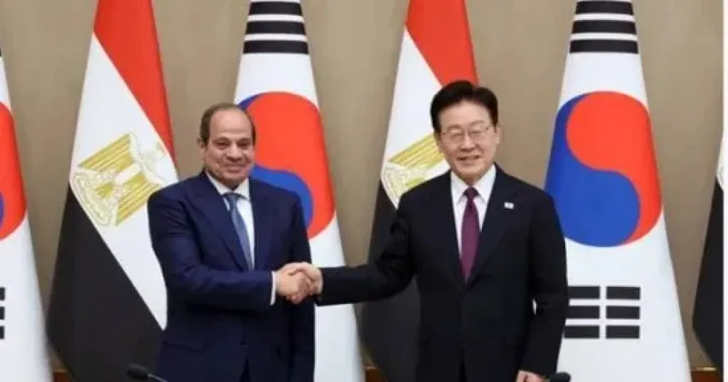 هيئة الإذاعة الكورية الجنوبية تلقى الضوء على زيارة الرئيس السيسى إلى سول