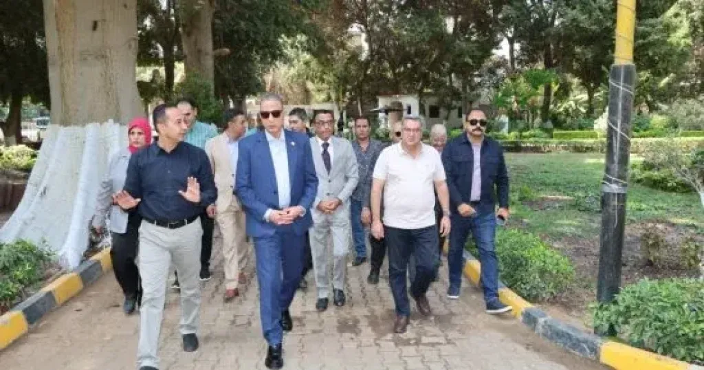 محافظ الجيزة يوجه بتطوير ورفع كفاءة حديقة المبدعين بالعجوزة