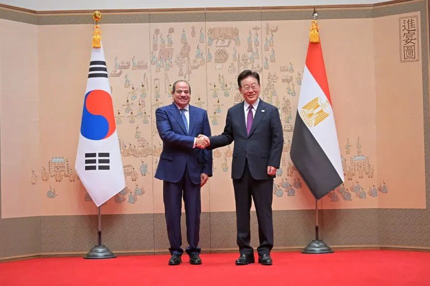 الموقع الرئاسي ينشر فيديو حول زيارة الرئيس السيسي إلى كوريا الجنوبية