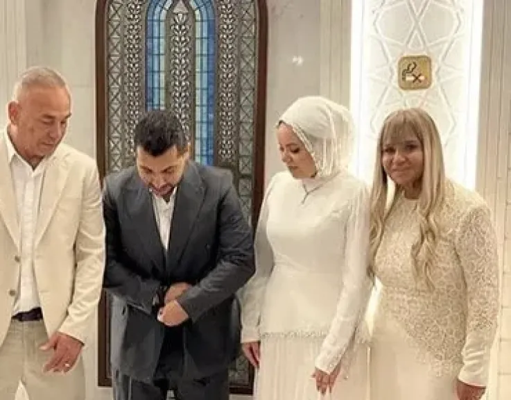 إبراهيم حسن يحتفل بعقد قران نجله بتواجد حسام والأقارب