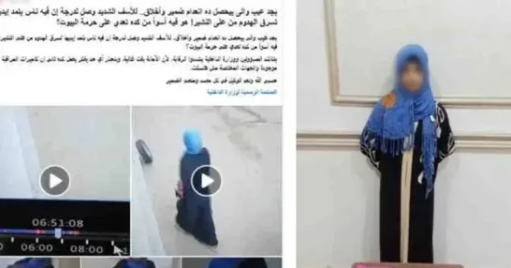 ضبط مسجلة خطر سرقت ملابس من شرفة مسكن بالمحلة الكبرى