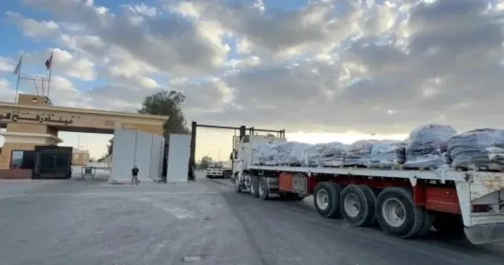 إطلاق قافلة جديدة لدعم غزة بحمولة 66 ألف سلة غذائية وأطنان من المساعدات