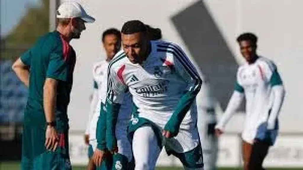 بمشاركة مبابي، تفاصيل مران ريال مدريد الختامي استعدادا لروما بدوري أبطال أوروبا
