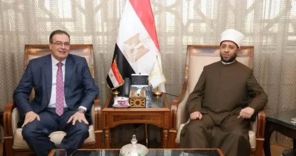 وزير الأوقاف يستقبل رئيس التنظيم والإدارة لبحث سبل تعزيز التعاون المشترك
