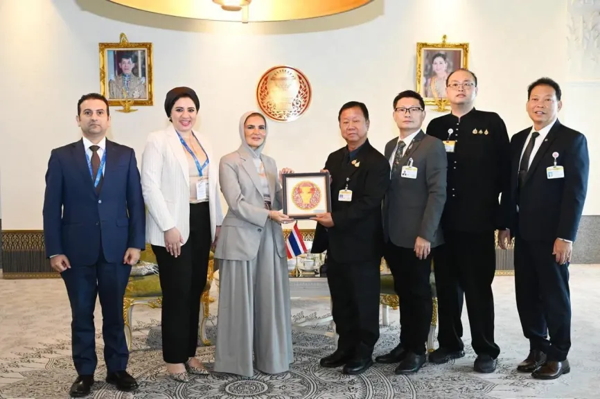 وكيل لجنة الشئون المالية بمجلس الشيوخ تبحث مع رئيس لجنة التجارة والصناعة التايلاندي تعزيز التعاون الثنائي في مجالات الاقتصاد والاستثمار