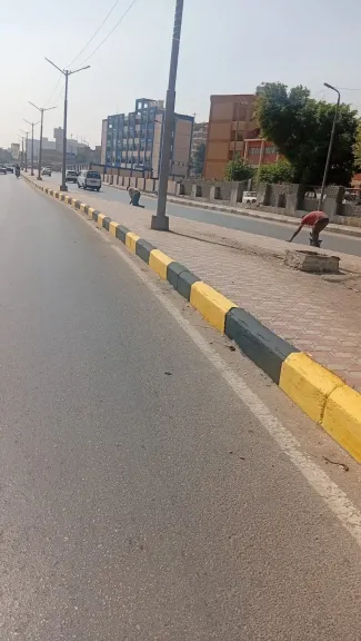 محافظ أسيوط: تطوير وتجميل أرصفة ميدان الوليدية الجديد والعناية بالأشجار والنخيل