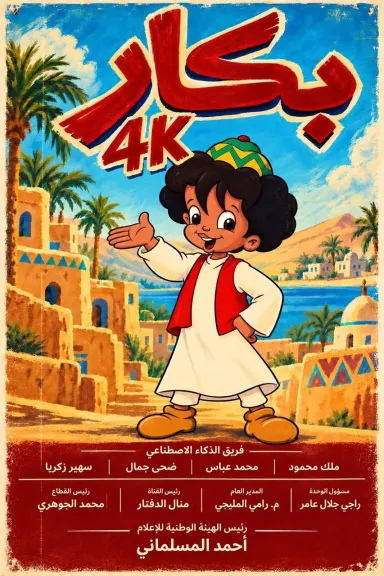 لأول مرة .. 10 حلقات من مسلسل بكار على (ماسبيرو أطفال) بتقنية 4k