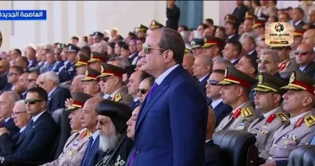الرئيس السيسى يشهد العرض العسكرى لطلاب الأكاديمية العسكرية المصرية