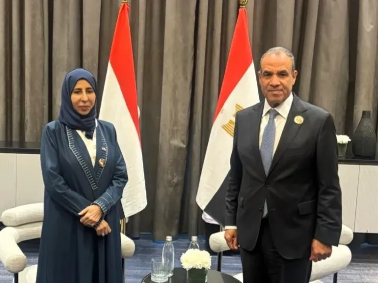 وزير الخارجية يبحث مع نظيرته اليمنية سبل دعم الاستقرار في اليمن والتطورات الإقليمية
