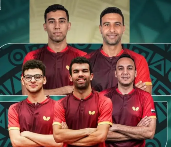 وزير الشباب والرياضة يهنئ منتخب مصر للرجال لتنس الطاولة بعد التتويج بلقب بطولة إفريقيا