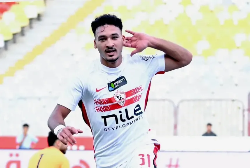 أحمد شريف يسجل هدف التقدم للزمالك أمام الجيش الرواندي مبكرًا