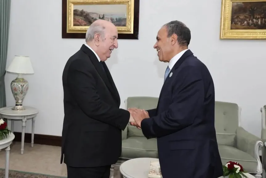 وزير الخارجية يبحث مع الرئيس الجزائري مستجدات الأوضاع الإقليمية