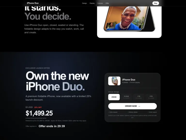 عروض مزيفة تستهدف مشتري هاتف iPhone Duo الجديد