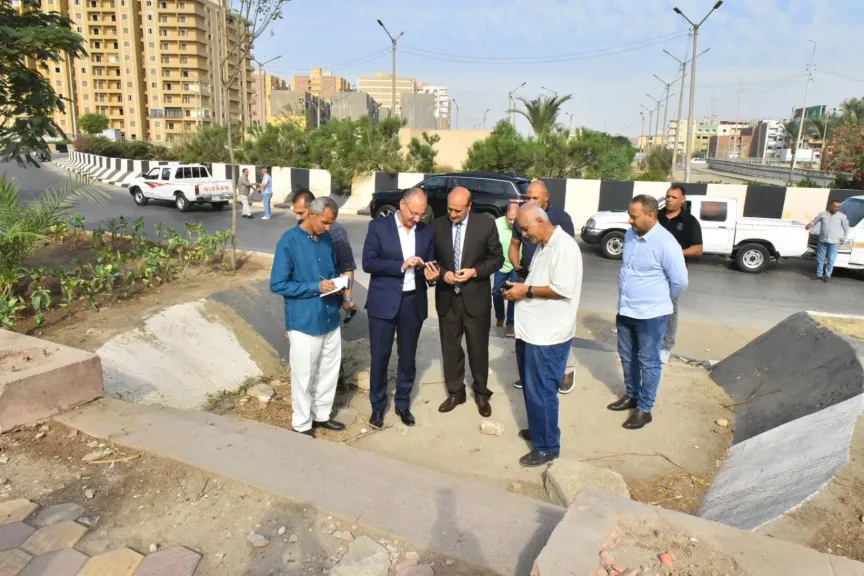 محافظ أسيوط يتابع أعمال تطوير وتجميل ميدان ”أم البطل” بالمدخل الجنوبي بالمشاركة المجتمعية