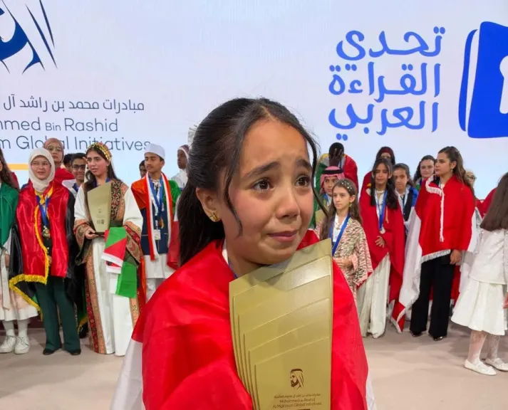 فازت بها مصر.. ميار بطلة تحدي القراءة العربى