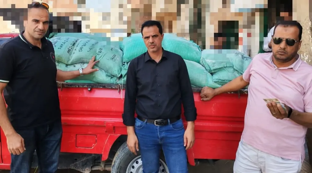 ضبط 2 طن دقيق بلدي مدعم قبل بيعها بالسوق السوداء بالنوبارية