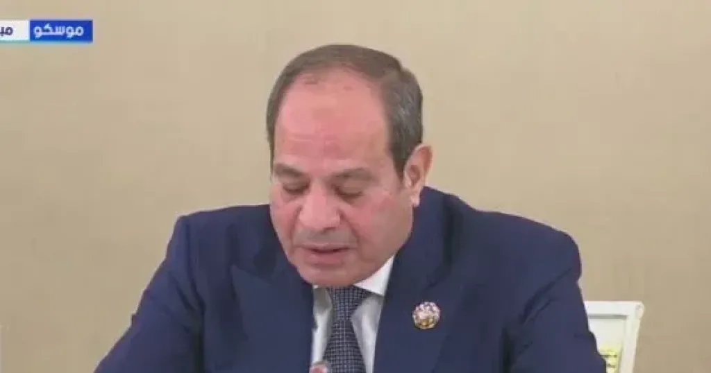 فخامة الرئيس السيسى من الكرملين: نتطلع لزيادة التنسيق فيما يتعلق بالوحدات الإضافية بمحطة الضبعة بعد 2030