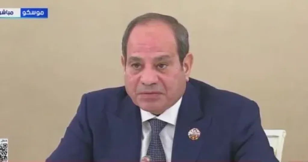 فخامة الرئيس السيسى من الكرملين: نعمل على توطيد الشراكة الاستراتيجية مع روسيا